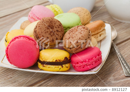 plate of macaroons plate of macaroons 8912127