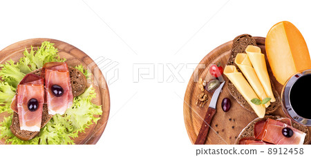 tasty sandwich isolated on white tasty sandwich isolated on white 8912458