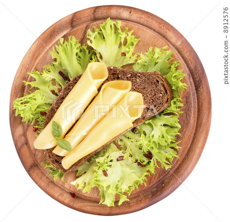 tasty sandwich isolated on white 8912576