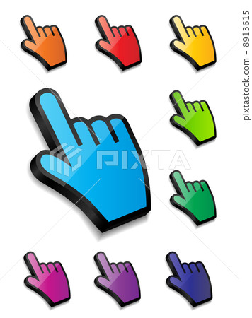 Mouse hand cursor vector illustration Mouse hand cursor vector illustration 8913615