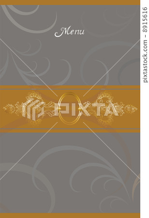 vintage menu cover design 8915616