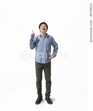 A man standing up A man standing up 8916824