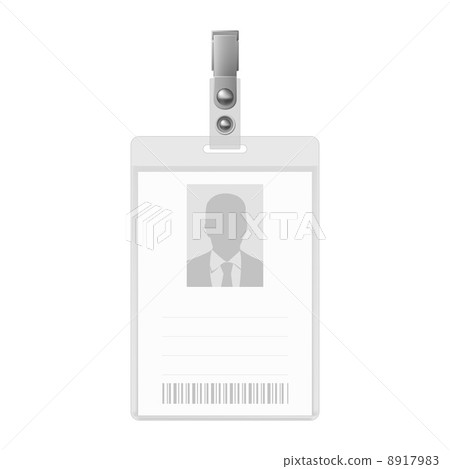 Blank badge. 8917983