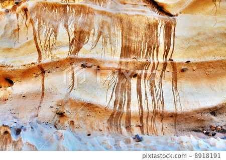 texture of geological formation of sandstone 8918191