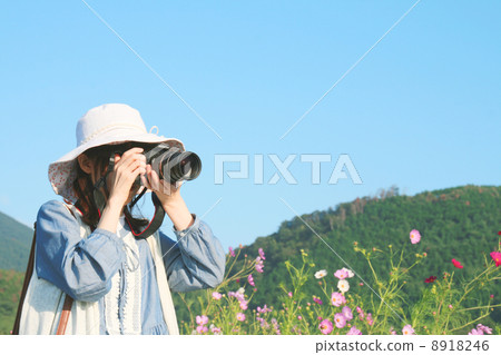 Blue Sky and Female 8918246