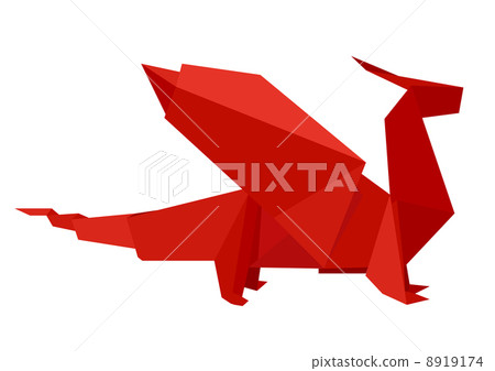 origami dragon red origami dragon red 8919174