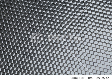 Close up of black net. White light. Close up of black net. White light. 8919283