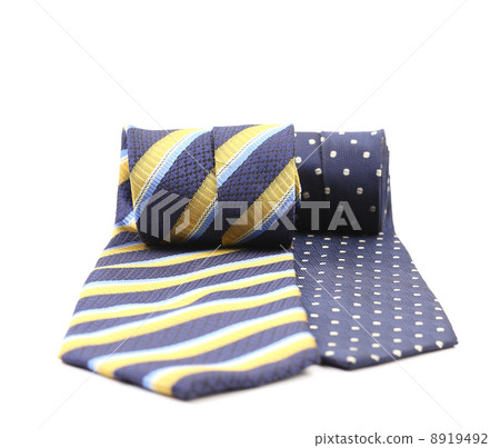 Close-up of rolled up neckties. Close-up of rolled up neckties. 8919492