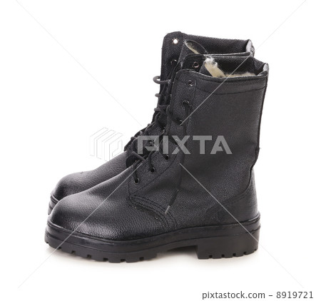 Pair of working boots. Pair of working boots. 8919721