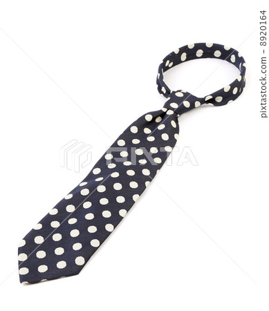 Polka dot necktie. Vertical. 8920164