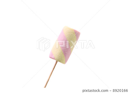 Marshmallow candies on stick. 8920166
