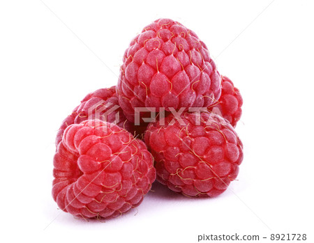 raspberry on white background raspberry on white background 8921728