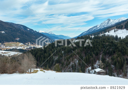 Mountain Obergail village in Lesachtal (Austria). Mountain Obergail village in Lesachtal (Austria). 8921929