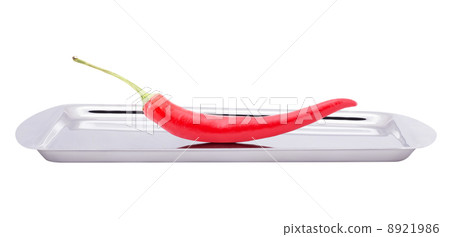 red hot chili pepper isolated red hot chili pepper isolated 8921986