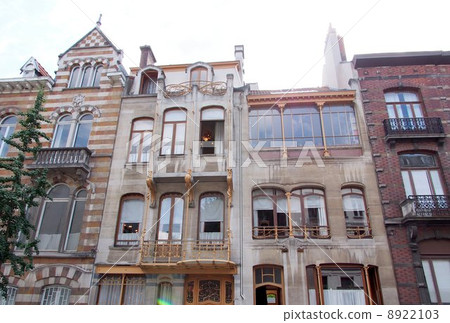 世界遺產比利時布魯塞爾建築師Victor Horta Horta House的主要城市住宅 8922103