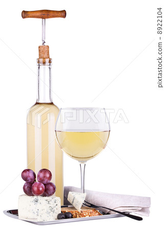 white wine assortment cheese and grapes white wine assortment cheese and grapes 8922104