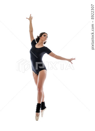 Image of graceful modern female ballet dancer Image of graceful modern female ballet dancer 8922307