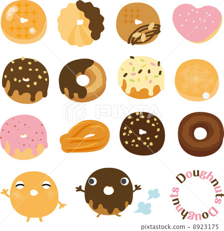 Various donuts Various donuts 8923175