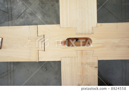 Wooden joint (connection) Wooden joint (connection) 8924558