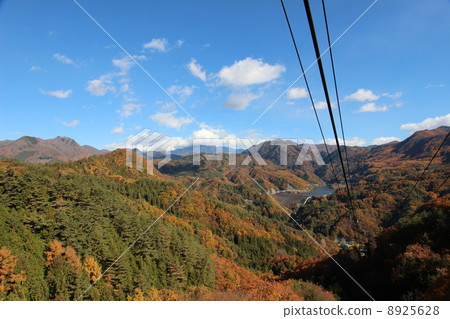 From Shosenkyo gorgeous ropeway From Shosenkyo gorgeous ropeway 8925628