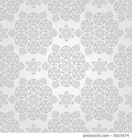 Vector Seamless Christmas Pattern with Snowflakes 8925674