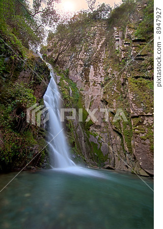 Waterfall in deep forest Waterfall in deep forest 8947927