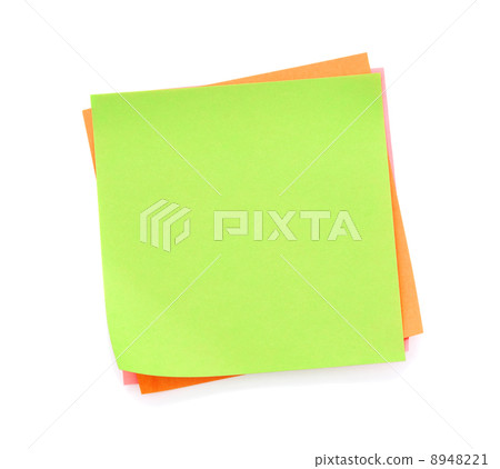 Blank green post-it note Blank green post-it note 8948221