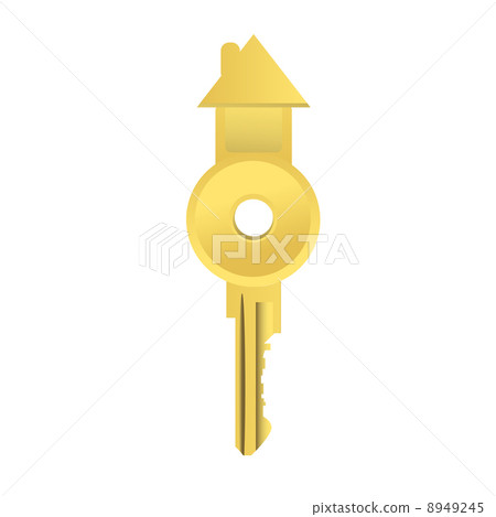 vector house key 8949245