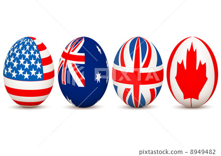 country flags on egg country flags on egg 8949482