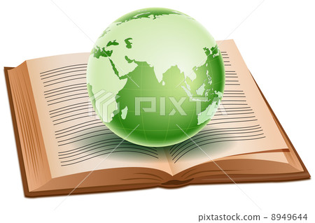globe on book globe on book 8949644