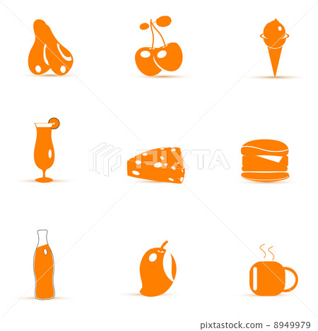 junk food icons junk food icons 8949979
