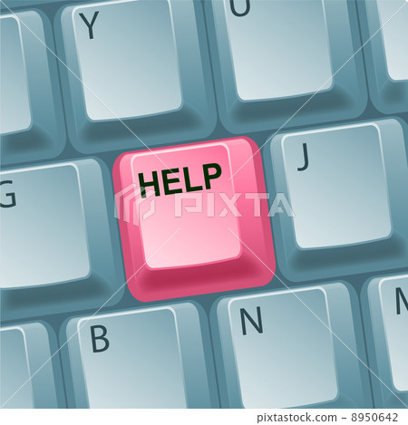 help key on keyboard 8950642