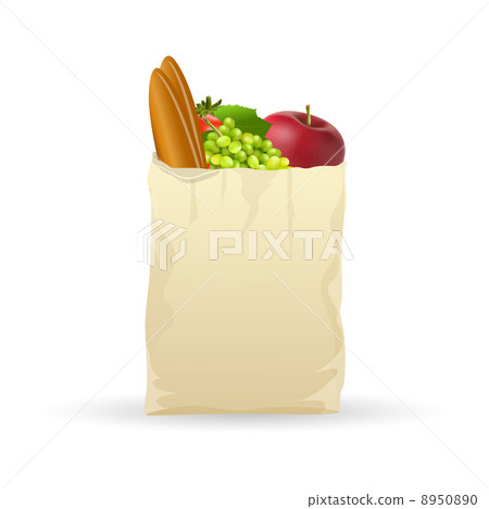 fresh fruits in bag 8950890