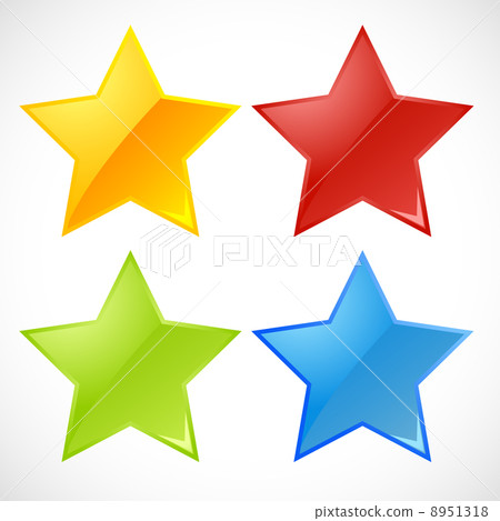 colorful vector stars - Stock Illustration [8951318] - PIXTA