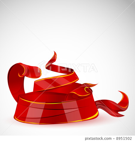 abstract decorative ribbon - Stock Illustration [8951502] - PIXTA