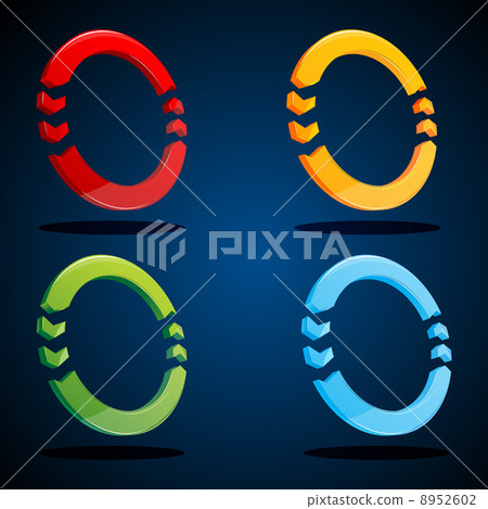 colorful symbols - Stock Illustration [8952602] - PIXTA