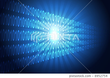abstract number background - Stock Illustration [8952754] - PIXTA