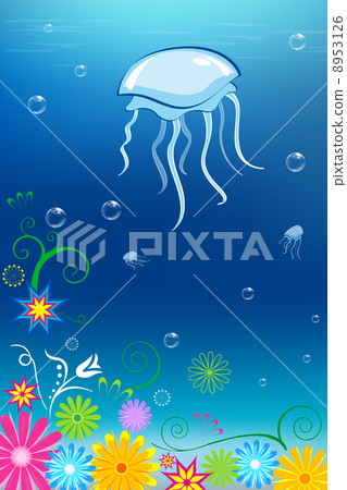 floral under water card 8953126