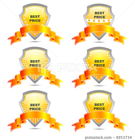 best price shield - Stock Illustration [8953734] - PIXTA