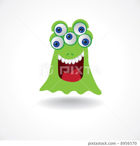 character, teeth, running - Stock Illustration [8956570] - PIXTA