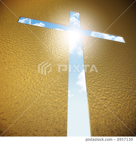 cross and blue sky cross and blue sky 8957130