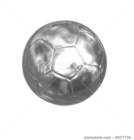 silver soccer ball 8957736