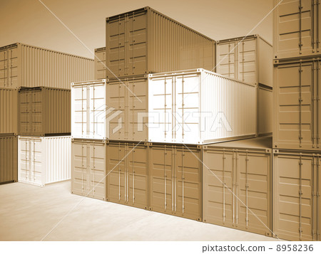 3d container background 3d container background 8958236