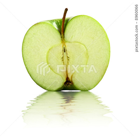 half apple background 8960066