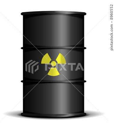 radioactive waste barrel 8960552