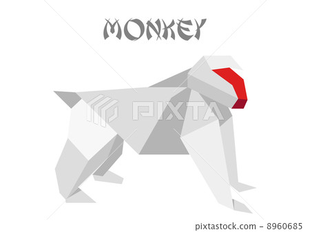 origami monkey 8960685