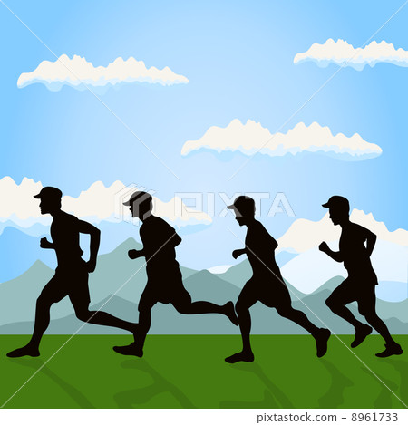 Run - Stock Illustration [8961733] - PIXTA