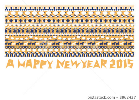 新年卡2015“模式(黃色)” 新年卡2015“模式(黃色)” 8962427