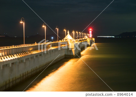 防波堤長廊繼續Sunport高松紅燈塔 8964014