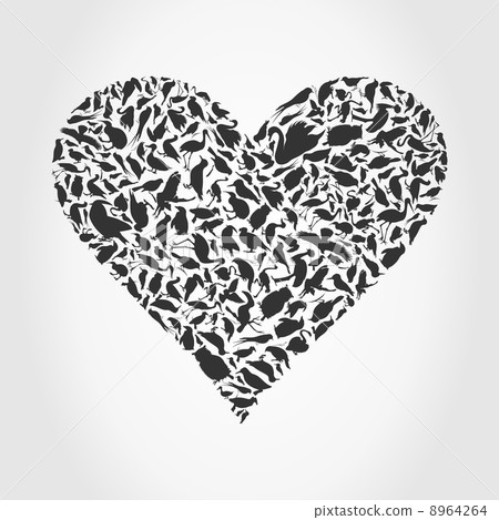 Heart a bird Heart a bird 8964264